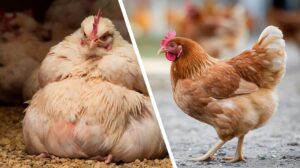 مرغ سنگین یا مرغ سایز و مرغ سبز